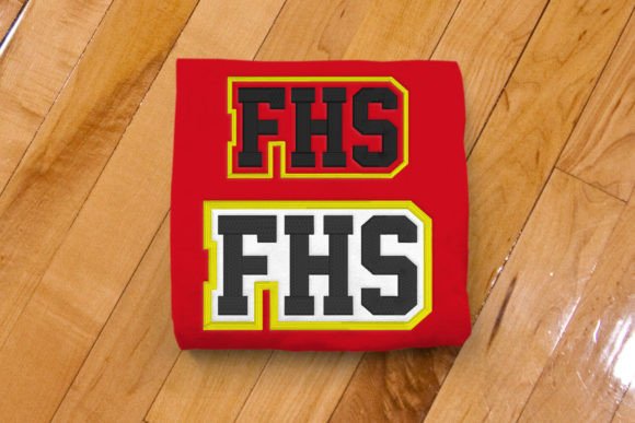 FHS High School Initials Embroidery Design Review
