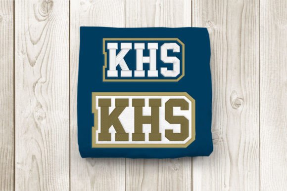 KHS High School Initials Embroidery: A Designer’s Review
