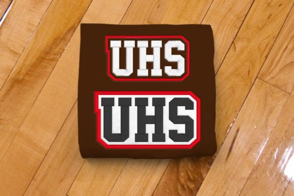 UHS High School Initials: Embroidery Design Review