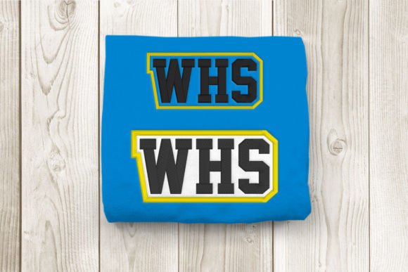 WHS High School Initials Embroidery – A Designer's Review