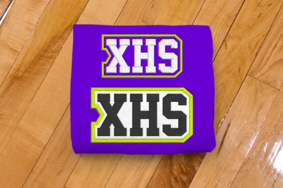 XHS High School Initials Embroidery Design Review